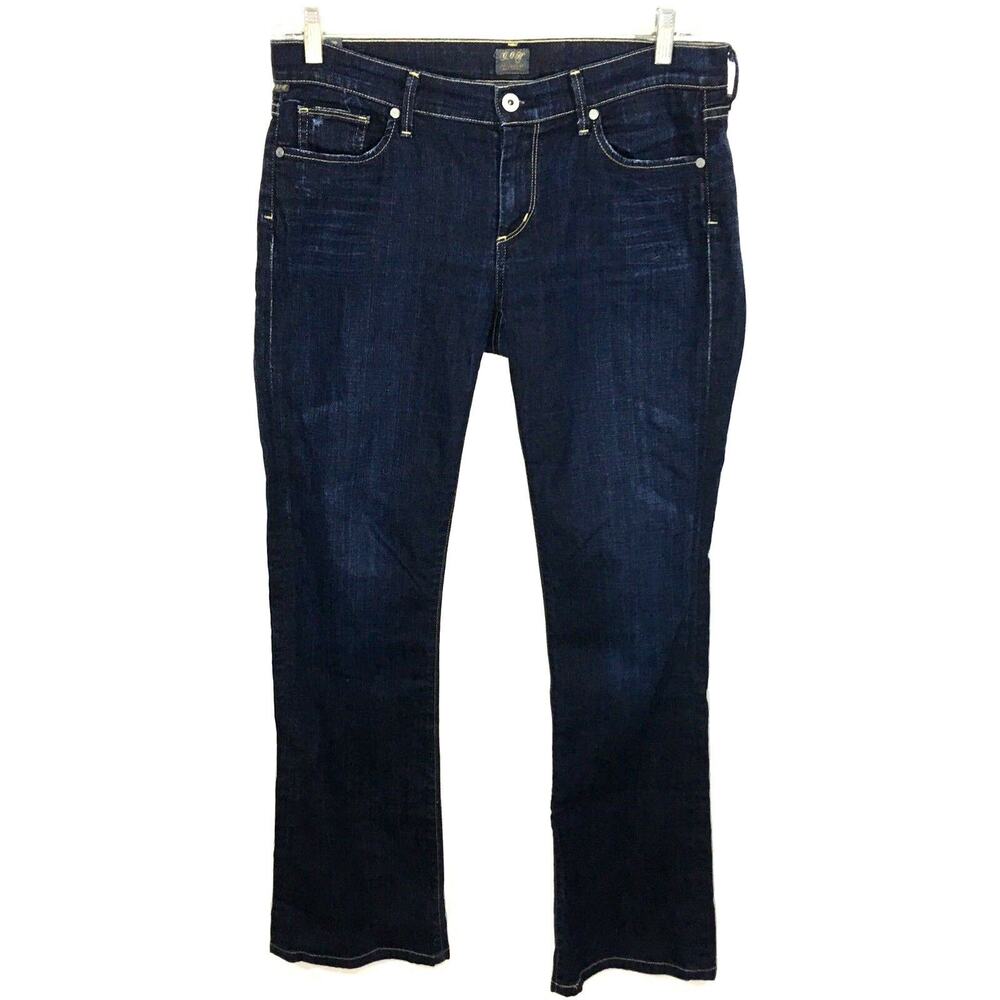 Citizens of Humanity Jeans Women 29 Amber Medium Rise Bootcut Dark Wash Stretch